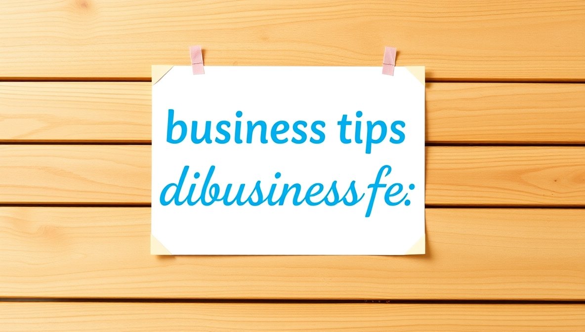 business tips disbusinessfied