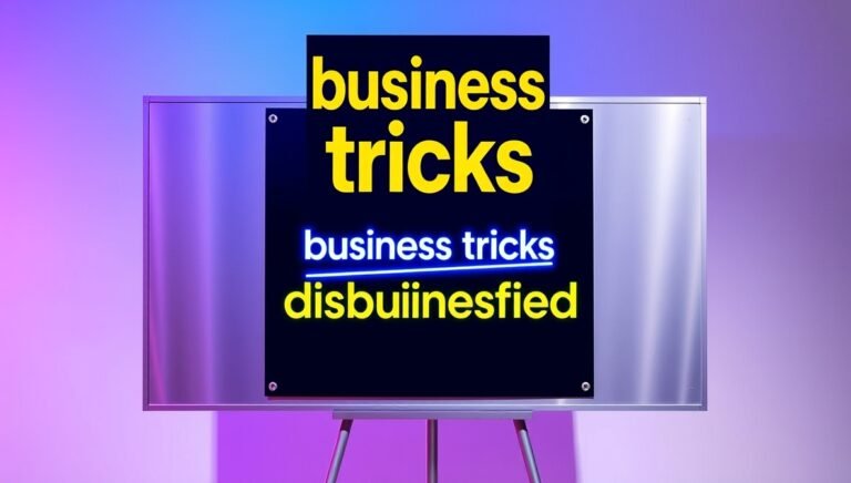 business tricks disbusinessfied