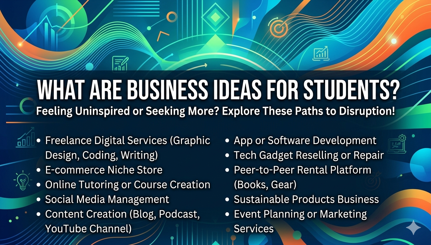 what are business ideas for students disbusinessfied