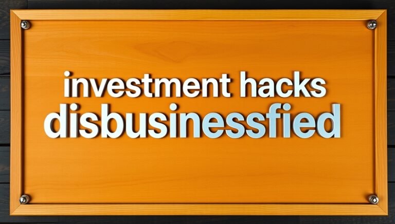 investment hacks disbusinessfied