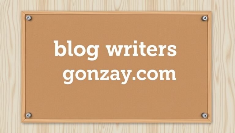 blog writers gonzay com