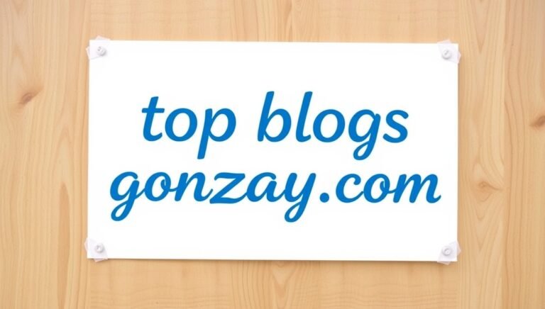 top blogs gonzay com